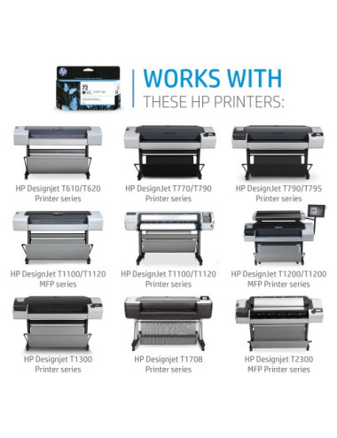 HP 72 (C9403A) Rašalinė...