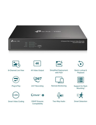 TP-Link VIGI NVR1008H-8MP 8...