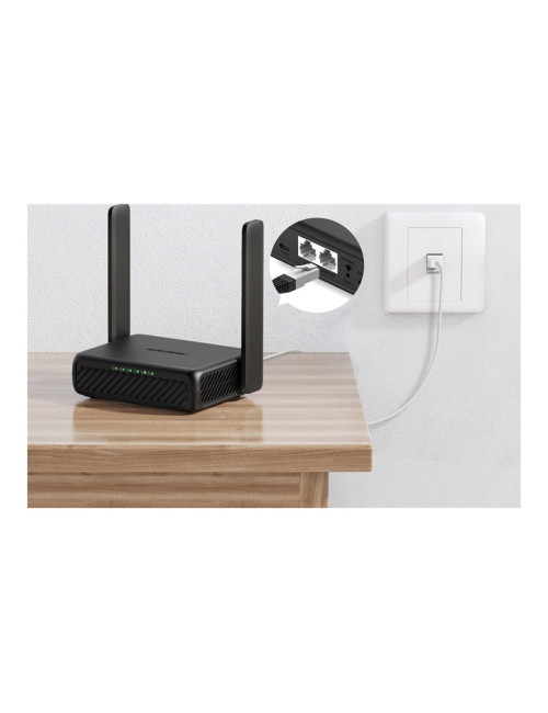 Mercusys MB113-4G | Wireless 4G LTE Portable Router | 802.11n | Ethernet LAN (RJ-45) ports 2 | 300 Mbit/s | Mesh Support No | MU