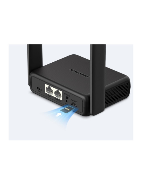 Mercusys MB113-4G | Wireless 4G LTE Portable Router | 802.11n | Ethernet LAN (RJ-45) ports 2 | 300 Mbit/s | Mesh Support No | MU