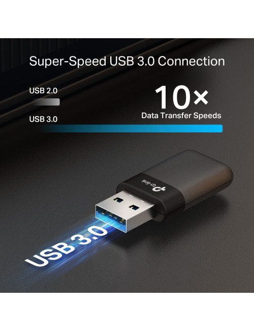 TP-LINK Archer TX23U | AX1800 Mini Wi-Fi6 Wireless USB Adapter | 802.11ax | MU-MiMO Yes | no PoE