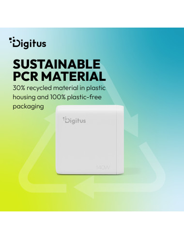 Digitus USB GaN Charger 140W, 3x USB-C, 1x USB-A | DA-10305