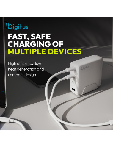 Digitus USB GaN Charger 140W, 3x USB-C, 1x USB-A | DA-10305