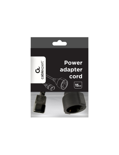 Cablexpert | Power adapter cord | PC-SFC14M-01 | 0.15 m