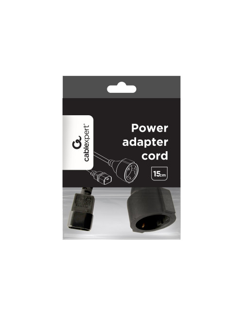 Cablexpert | Power adapter cord | PC-SFC14M-01 | 0.15 m