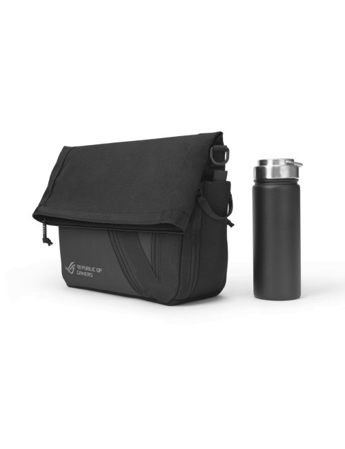 Asus ROG Archer Messenger BC2000 | Fits up to size 14 " | Bag | Black/Gray | Shoulder strap | Waterproof