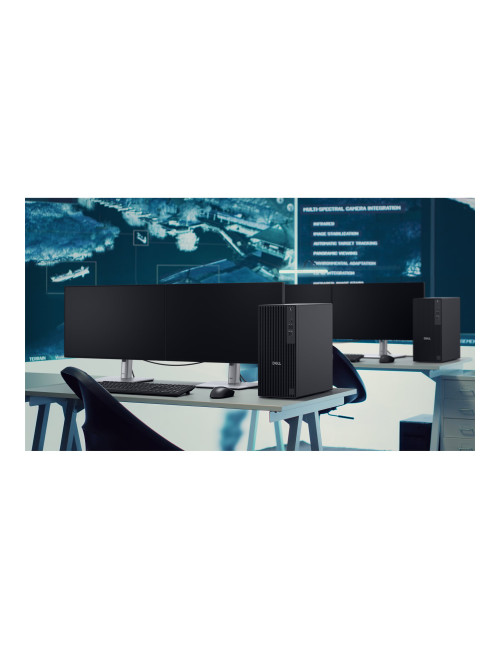 Dell Pro | QCT1255 | Desktop | Tower | AMD Ryzen 5 | 8600G | Internal memory 16 GB | DDR5 | Solid-state drive capacity 512 GB | 