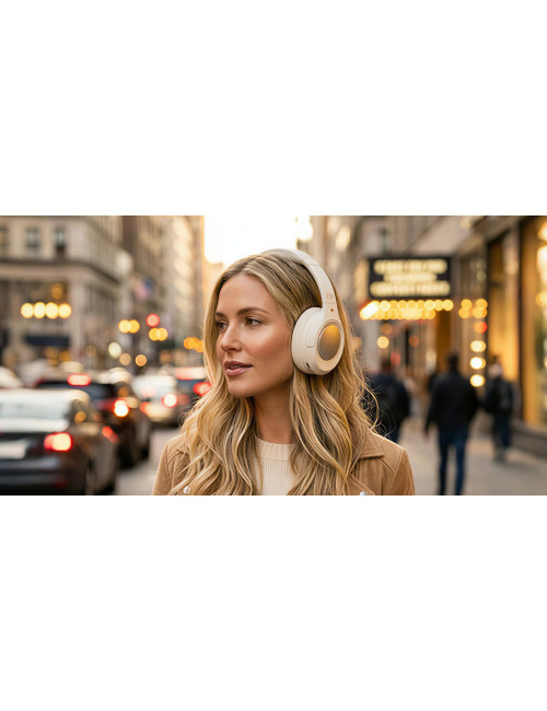 Muse Headphones | M-295 ANCW | Bluetooth | Over-Ear | Microphone | White | Noise canceling | Wireless