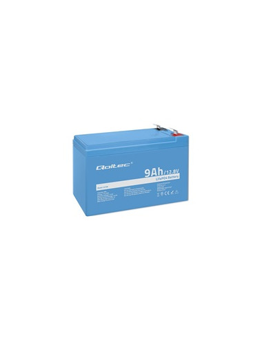 QOLTEC 53700 LiFePO4 battery / 9Ah