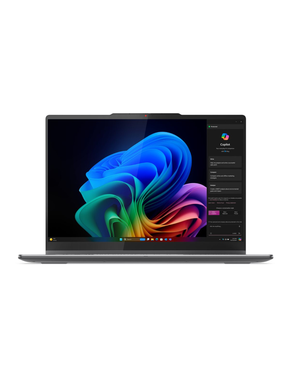 Lenovo Yoga 7 2-in-1 14ILL10 | Luna Grey | 14 " | OLED | Touchscreen | WUXGA | 1920 x 1200 pixels | Glossy | Intel Core Ultra 5 