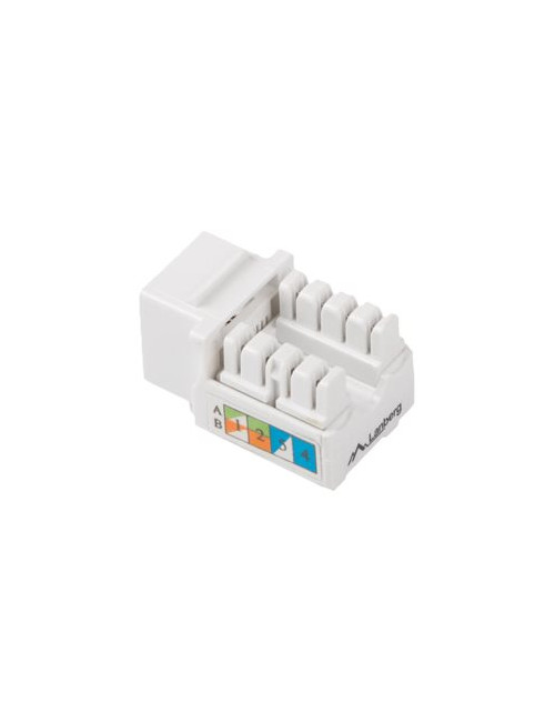 Lanberg | Keystone Module RJ45 to LSA CAT.5E, UTP | KSU5-1090 | White