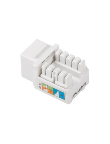 Lanberg | Keystone Module RJ45 to LSA CAT.6, UTP | KSU6-1090 | White