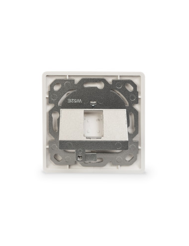 Digitus | Wallplate for Keystone Modules, German type, middle plate 50x50 mm, frame 80x80 mm | DN-93811