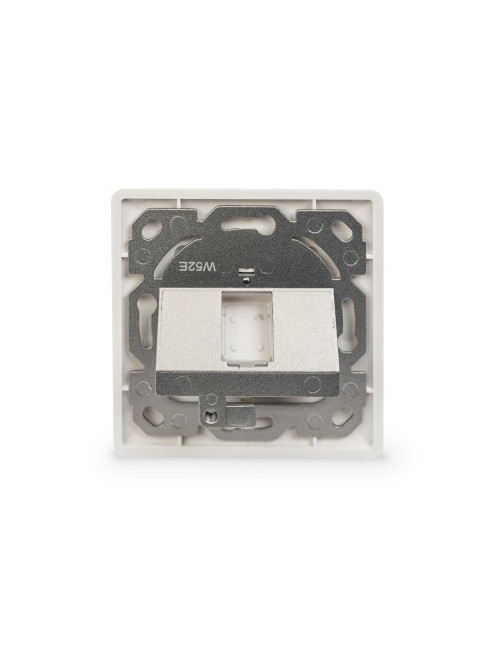Digitus | Wallplate for Keystone Modules, German type, middle plate 50x50 mm, frame 80x80 mm | DN-93811