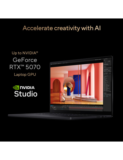 Asus ProArt P16 H7606WP-SR231X | Nano Black | 16 " | OLED | Touchscreen | 3K | 2880 x 1800 pixels | 120 Hz | Glossy | AMD Ryzen 