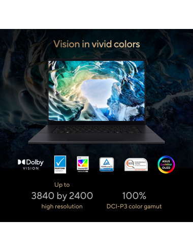 Asus ProArt P16 H7606WP-SR231X | Nano Black | 16 " | OLED | Touchscreen | 3K | 2880 x 1800 pixels | 120 Hz | Glossy | AMD Ryzen 