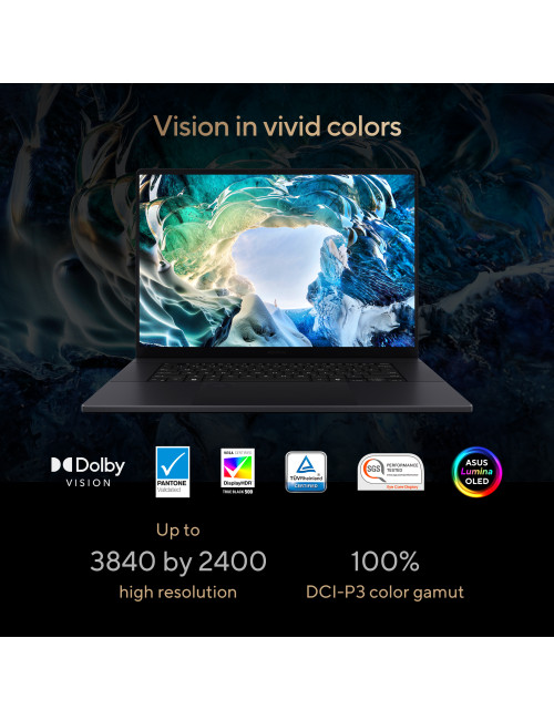 Asus ProArt P16 H7606WP-SR231X | Nano Black | 16 " | OLED | Touchscreen | 3K | 2880 x 1800 pixels | 120 Hz | Glossy | AMD Ryzen 