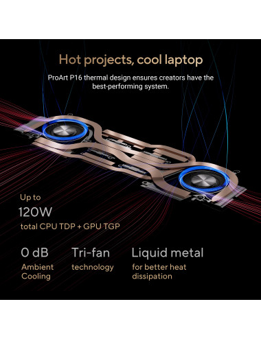 Asus ProArt P16 H7606WP-SR231X | Nano Black | 16 " | OLED | Touchscreen | 3K | 2880 x 1800 pixels | 120 Hz | Glossy | AMD Ryzen 