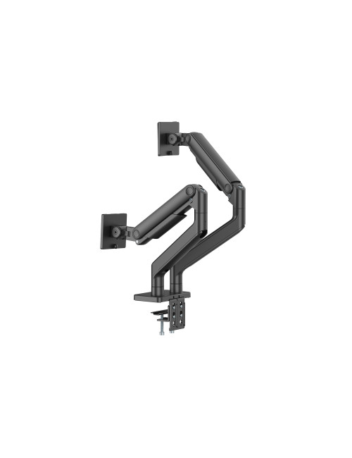 Digitus Desk Mount | Height, tilt, rotation, depth, pivot | Dual Monitor Mount | 2x 45 " | Maximum weight (capacity) 2x 20 kg | 