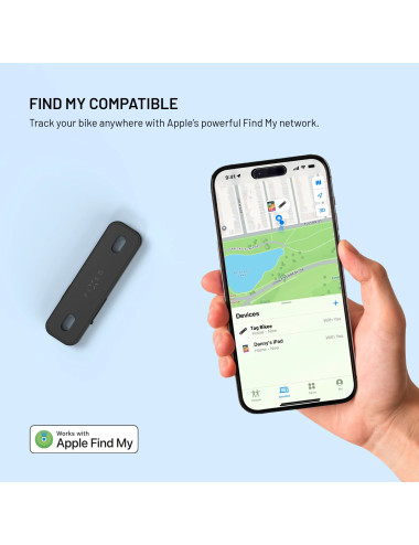 Fixed Tag Bikee with Find My Support | Black