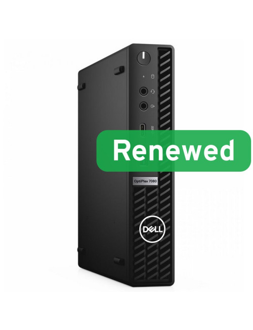 DELL Renewed Grade A | OptiPlex 7080 Micro | Intel Core i5 | i5 10500T | 16 GB | SSD | 256 GB | Intel UHD Graphics 630 | Windows