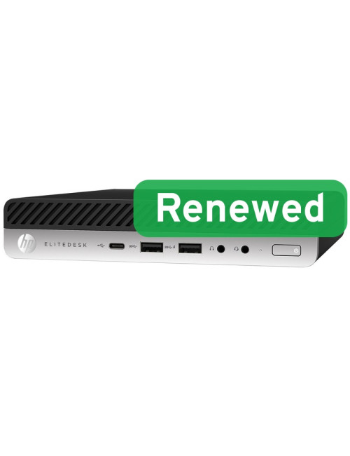 HP Renewed Grade A | EliteDesk 800 G4 | Intel Core i5 | i5-8500T | 8 GB | SSD | 256 GB | Intel UHD Graphics 630 | Windows 11 Pro