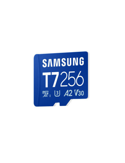 Samsung MicroSD card | T7 | 256 GB | microSDXC | Flash memory class U3, V30, A2
