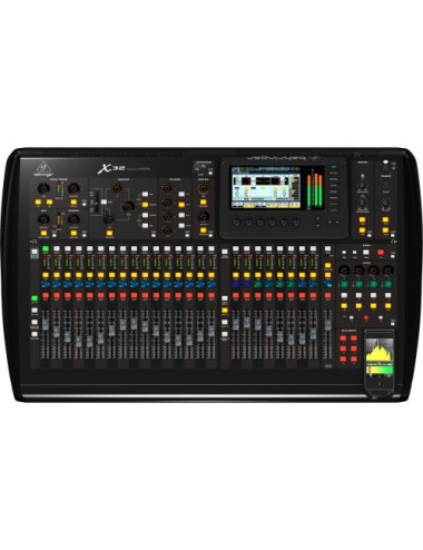 Behringer X32 audio mixer...