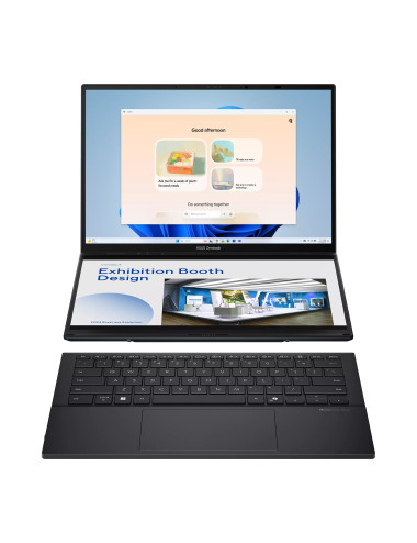 Asus Zenbook Duo UX8406CA-QL358X | Inkwell Gray | 14 " | OLED | Touchscreen | FHD | 1920 x 1200 pixels | 60 Hz | Glossy | Intel 