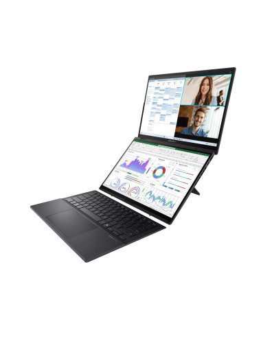 Asus Zenbook Duo UX8406CA-QL358X | Inkwell Gray | 14 " | OLED | Touchscreen | FHD | 1920 x 1200 pixels | 60 Hz | Glossy | Intel 