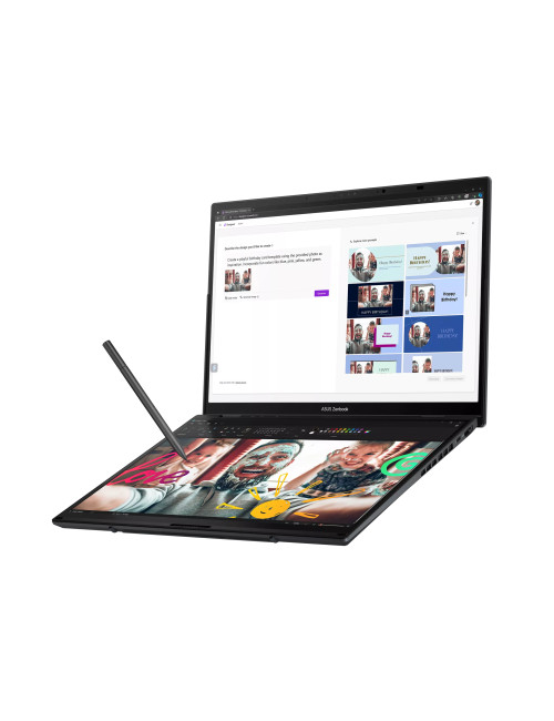 Asus Zenbook Duo UX8406CA-QL358X | Inkwell Gray | 14 " | OLED | Touchscreen | FHD | 1920 x 1200 pixels | 60 Hz | Glossy | Intel 