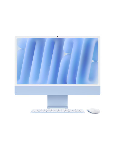 Apple iMac 24 4.5K Retina, Apple M4 10C CPU, 10C GPU/16GB/256GB SSD/Blue/INT | Apple