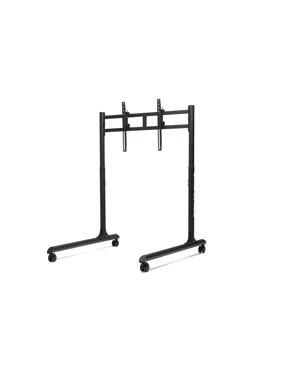 Next Level Racing Floor stand | Round Tube Freestanding Single Monitor Stand | Up to 65 " | Height adjustment, Tilt | Maximum we