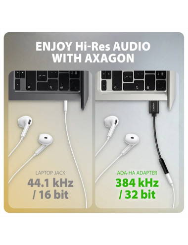 AXAGON ADA-HA USB-A Hi-Res DAC audio adapter