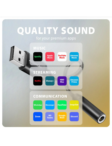 AXAGON ADA-HA USB-A Hi-Res DAC audio adapter