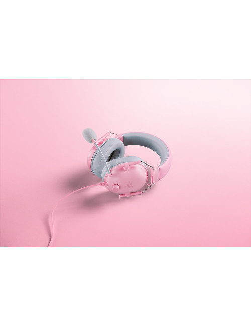 Razer Gaming Headset | BlackShark V2 X (PlayStation Licensed) | Wired | Over-Ear | Microphone | Quartz | Noise canceling