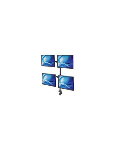 MH Monitor Mount supports 4 LCD Monitors