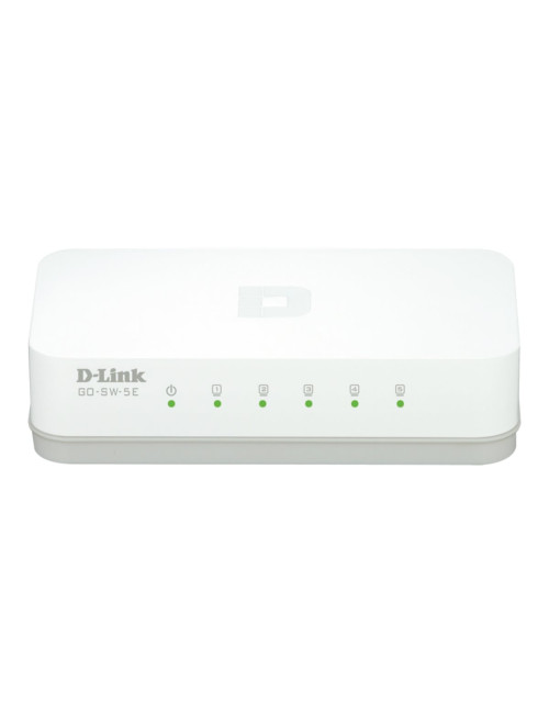 D-Link | 5-Port Fast Ethernet Easy Desktop Switch | GO-SW-5E/E
