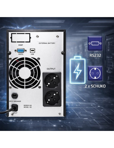 Qoltec 52640 Pure Sine Wave...