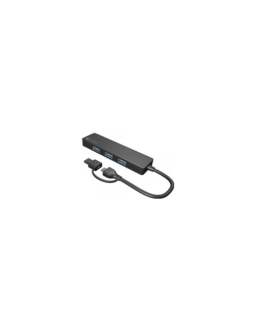 NATEC USB-C Hub Mayfly 4-port + adapter