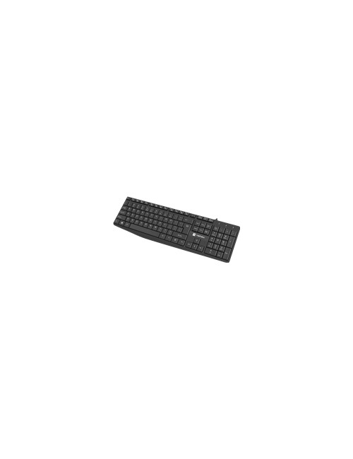 NATEC Keyboard Nautilus US slim black