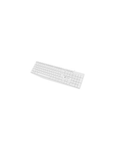 NATEC Keyboard Nautilus US slim white