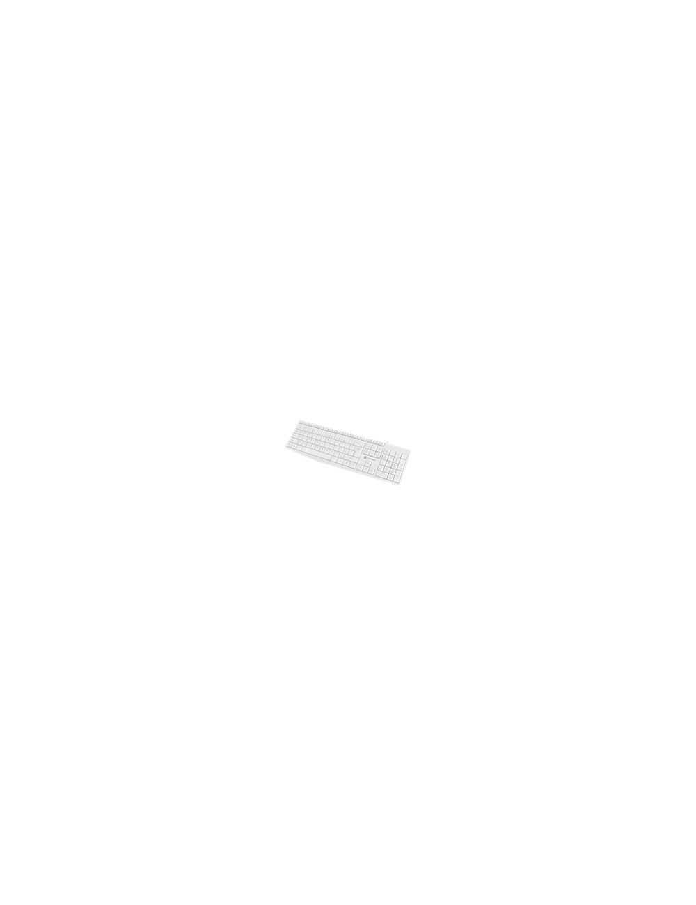 NATEC Keyboard Nautilus US slim white