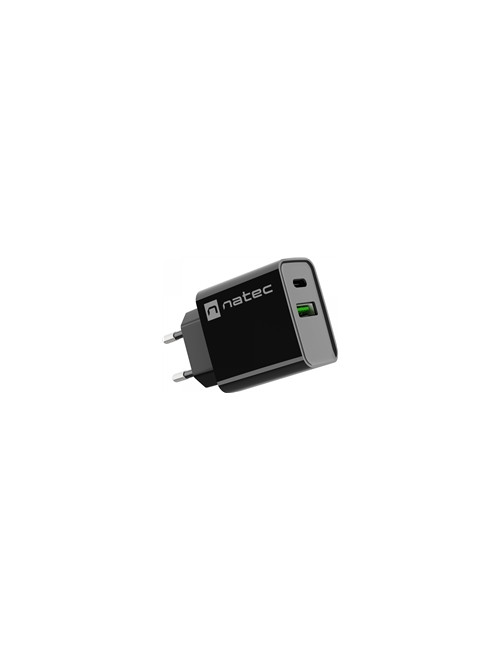NATEC Charger Ribera USB-A+USB-C PD 20W