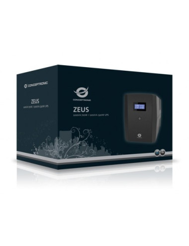 UPS Zeus 1200VA 720W 6xIEC...