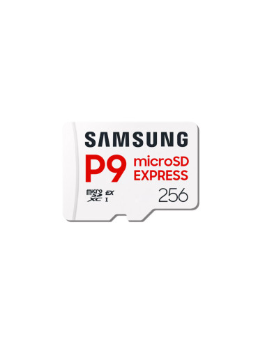 Samsung P9 Express | MicroSD Card | 256 GB | microSDXC | Flash memory class U3, V30, A1