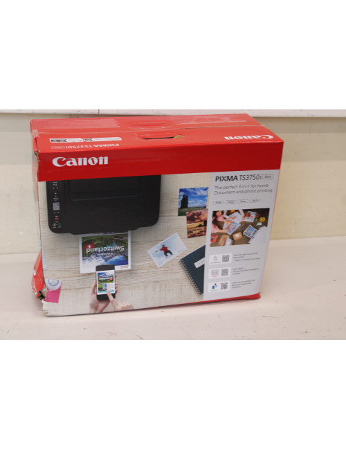 SALE OUT. Canon PIXMA TS3750I | Inkjet | Colour | Multicunction Printer | A4 | Wi-Fi | Black | DAMAGED PACKAGING