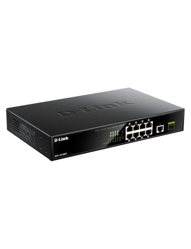 D-Link | 10 Gigabit port Switch with PoE | DGS-1010MP | Unmanaged | Desktop / Rackmount | Gigabit Ethernet (copper) ports quanti