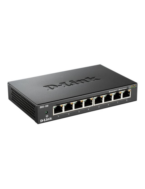 D-Link | Switch | DGS-108/E | Unmanaged | Desktop | Gigabit Ethernet (copper) ports quantity 8 | 60 month(s)