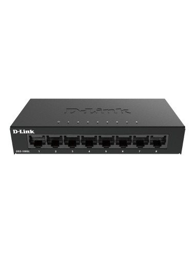 D-Link | Switch | DGS-108GL/E | Unmanaged | Desktop | Gigabit Ethernet (copper) ports quantity 8 | 60 month(s)